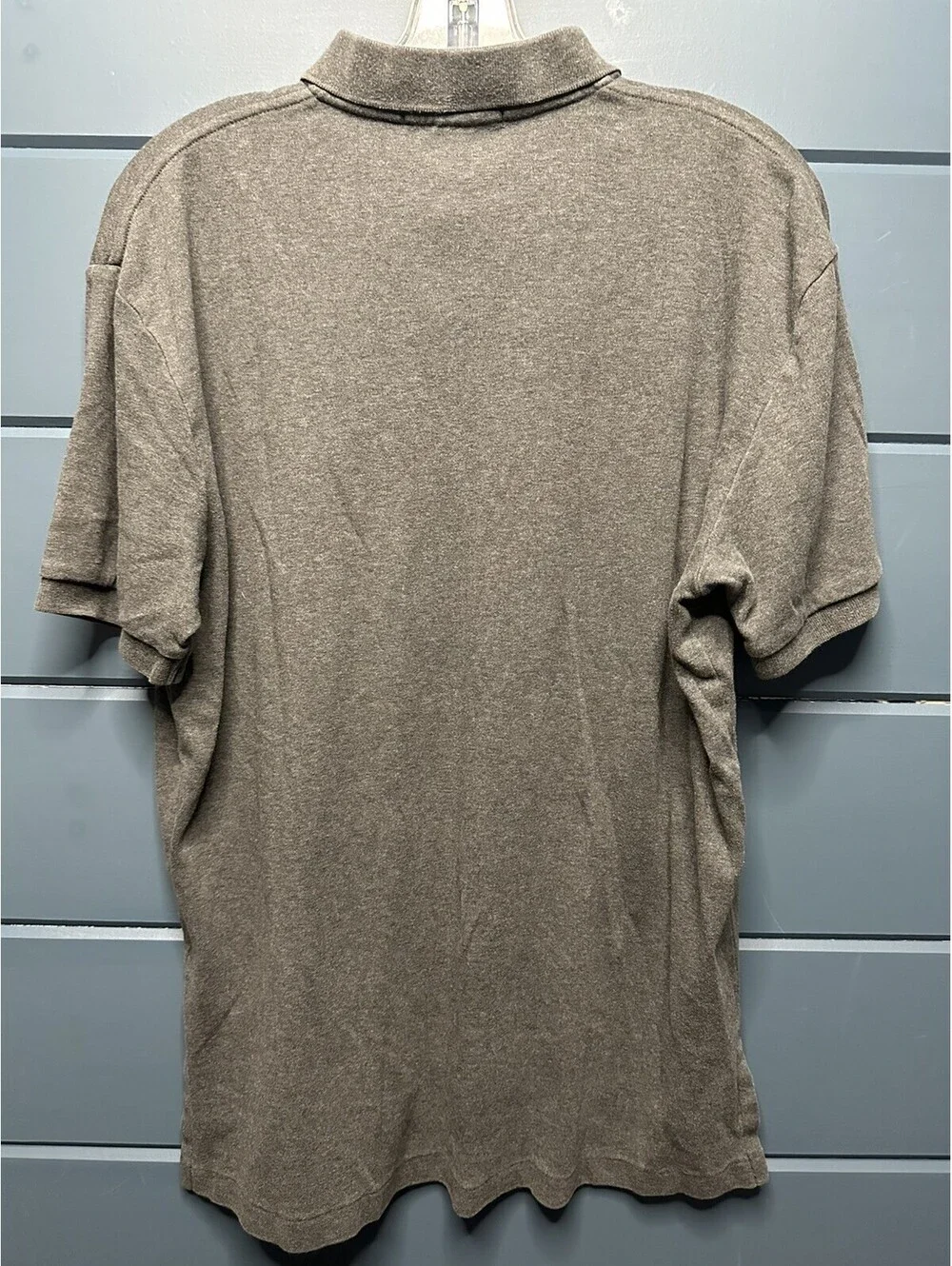 Polo Ralph Lauren Shirt Custom Fit Logo Cotton Classic Gray Size M